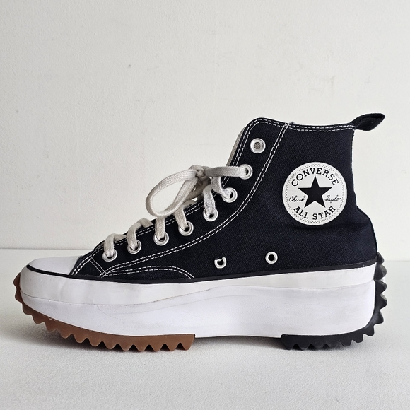 Converse Run Star Hike Canvas High-Top Platform Sneakers Size 7.5 Men / 9 Women - Picture 9 of 16